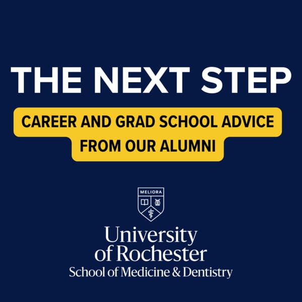 Cover art for The Next Step: Career and Grad School Advice from Our Alumni
